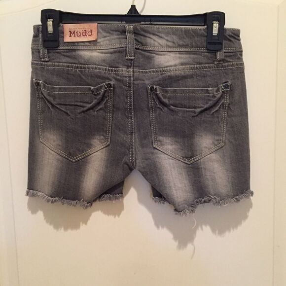 Mudd Distressed Jean Shorts - Picture 4 of 6